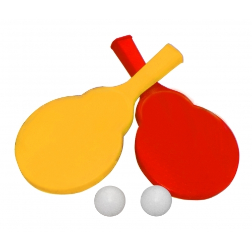 Raquetitas con pelotas de Ping Pong